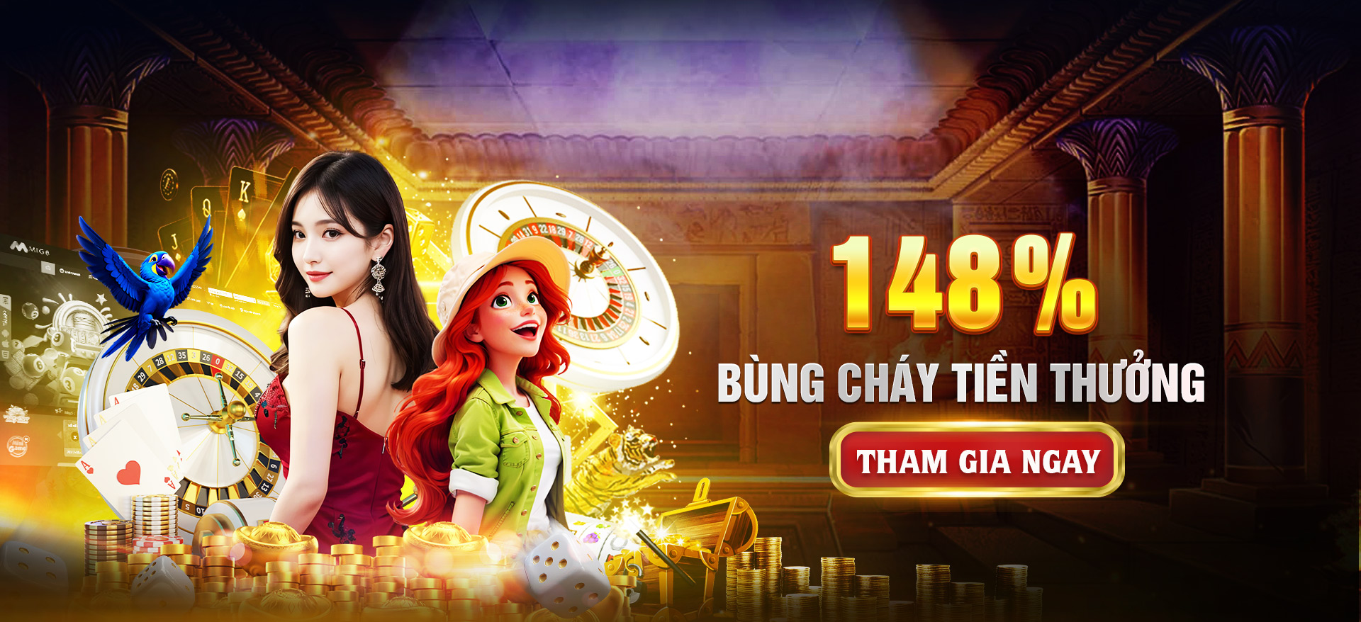 Hình ảnh quảng cáo của 1slot hiển thị nền tảng và các lợi ích